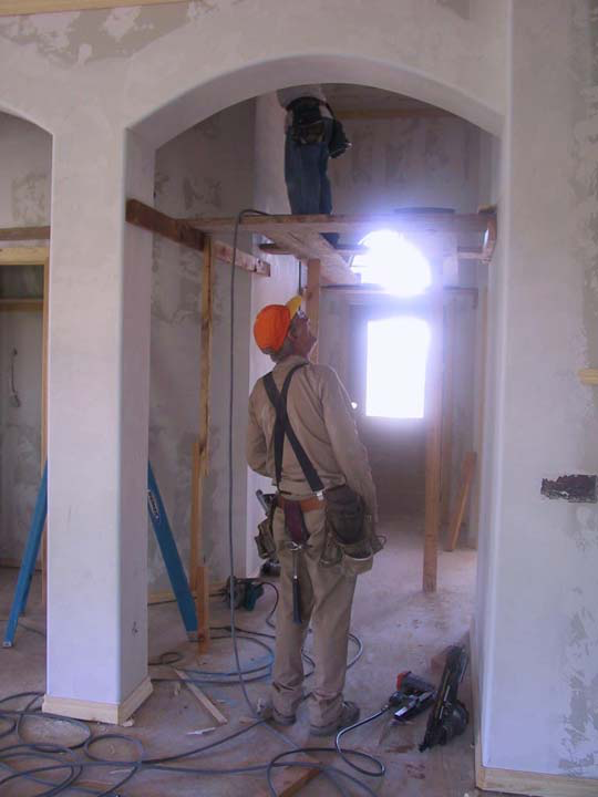 Interior being built by Semco homes in Yukon, OK