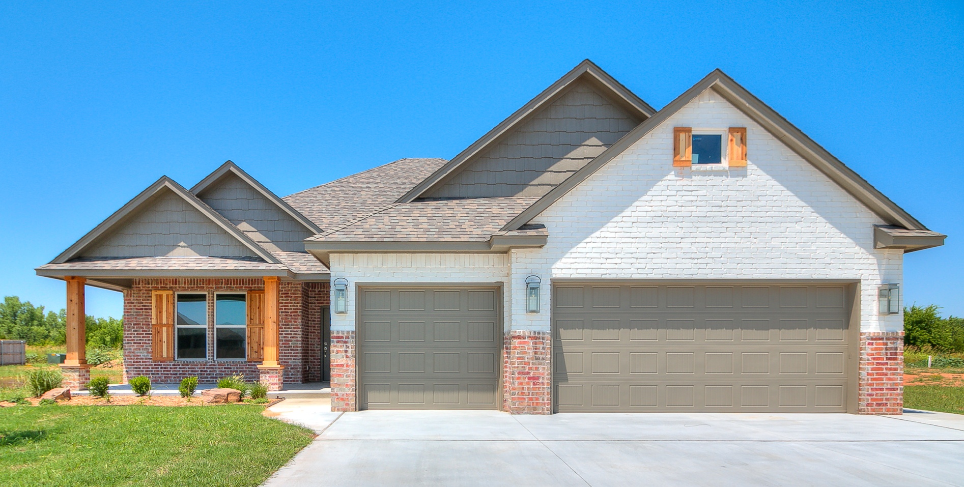 Beautiful exterior built by Semco Construction in Yukon, OK