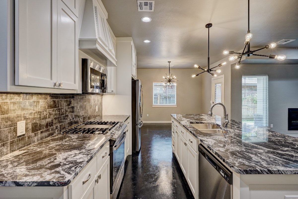 Kitchen installed by Semco Construction in Yukon OK.