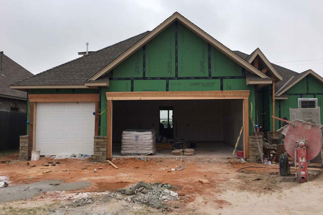 Custom house built by Semco Construction in Yukon, OK